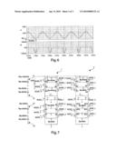 DEVICE WITH TWO DIFFERENTIAL OSCILLATORS WITH PULSED POWER SUPPLY COUPLED TO AND IN QUADRATURE-PHASE WITH EACH OTHER diagram and image