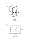 CROSSED GAP FERRITE CORES diagram and image