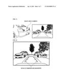 CAMERA UNIT WITH DRIVING CORRIDOR DISPLAY FUNCTIONALITY FOR A VEHICLE, METHOD FOR DISPLAYING ANTICIPATED TRAJECTORY OF A VEHICLE, AND SYSTEM FOR GENERATING DRIVING CORRIDOR MARKERS diagram and image