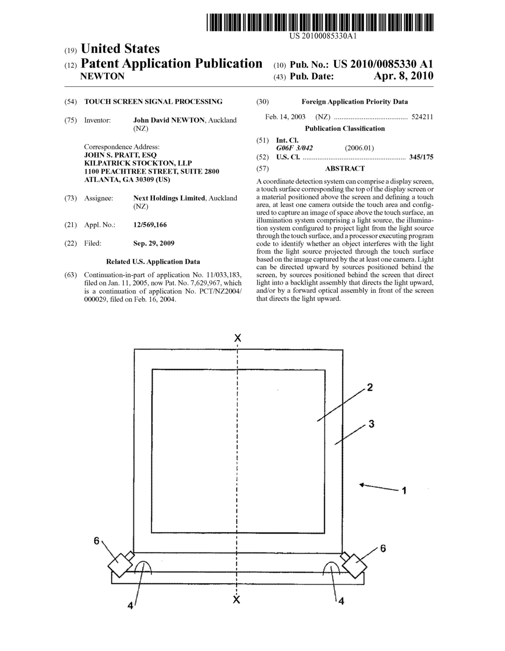 TOUCH SCREEN SIGNAL PROCESSING - diagram, schematic, and image 01