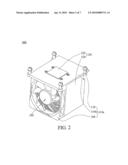 HEAT DISSIPATION MODULE AND FAN THEREOF diagram and image