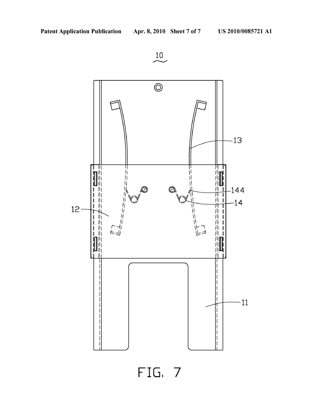 SLIDE MECHANISM FOR SLIDE-TYPE PORTABLE ELECTRONIC DEVICE - diagram, schematic, and image 08