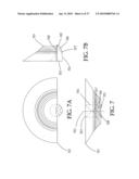 Light distribution panel having light distribution curves formed of multiple faces diagram and image