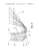 Light distribution panel having light distribution curves formed of multiple faces diagram and image