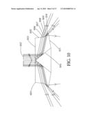 Light distribution panel having light distribution curves formed of multiple faces diagram and image