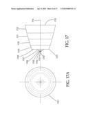 Light distribution panel having light distribution curves formed of multiple faces diagram and image