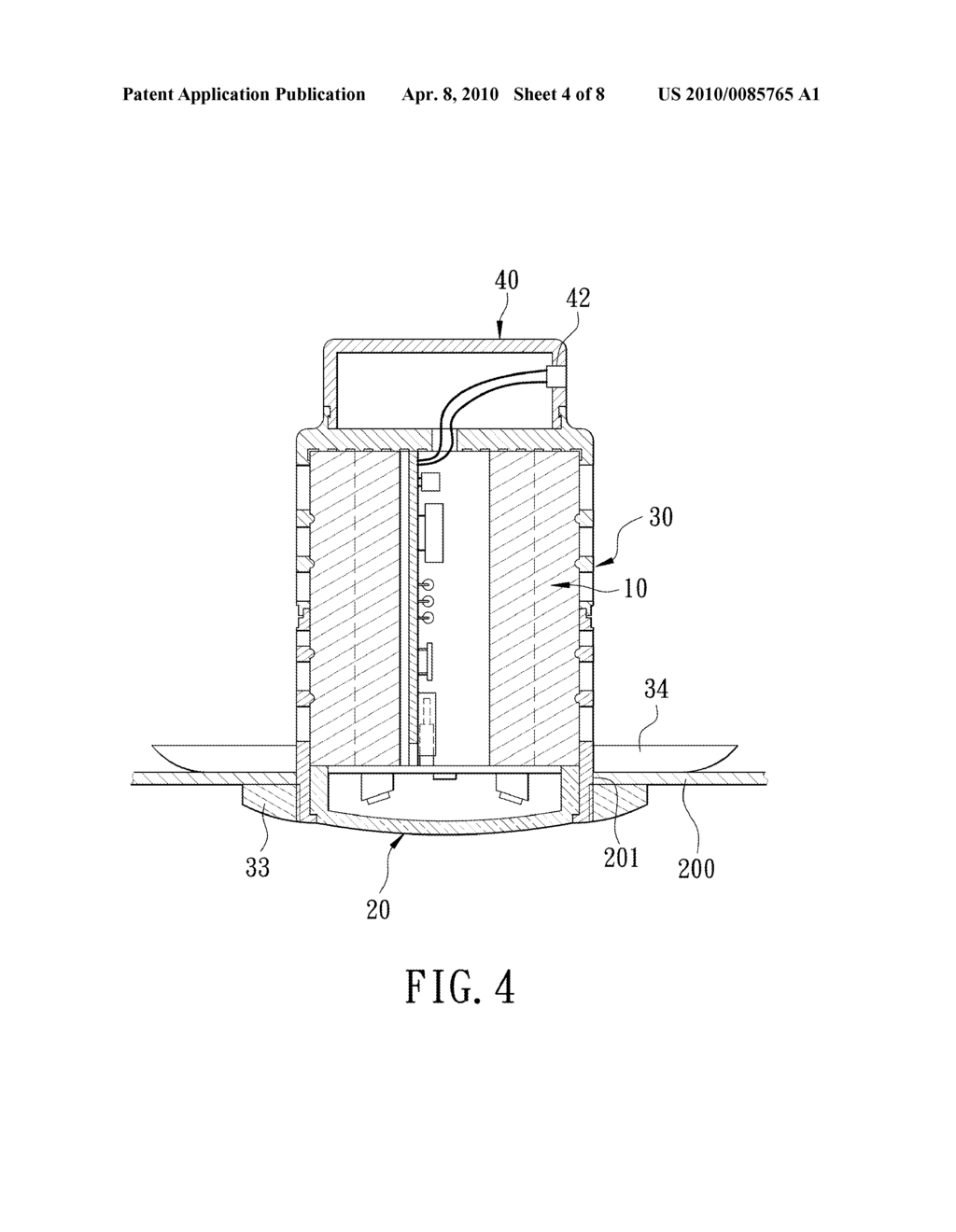 COMBINATIONAL INSET LAMP EXEMPT FROM A SHIELDING CYLINDER - diagram, schematic, and image 05