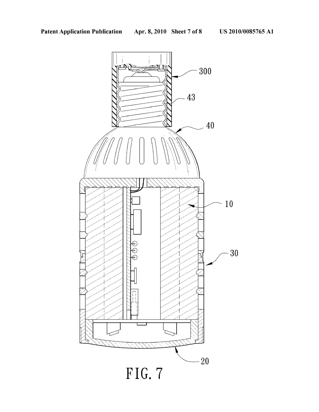 COMBINATIONAL INSET LAMP EXEMPT FROM A SHIELDING CYLINDER - diagram, schematic, and image 08