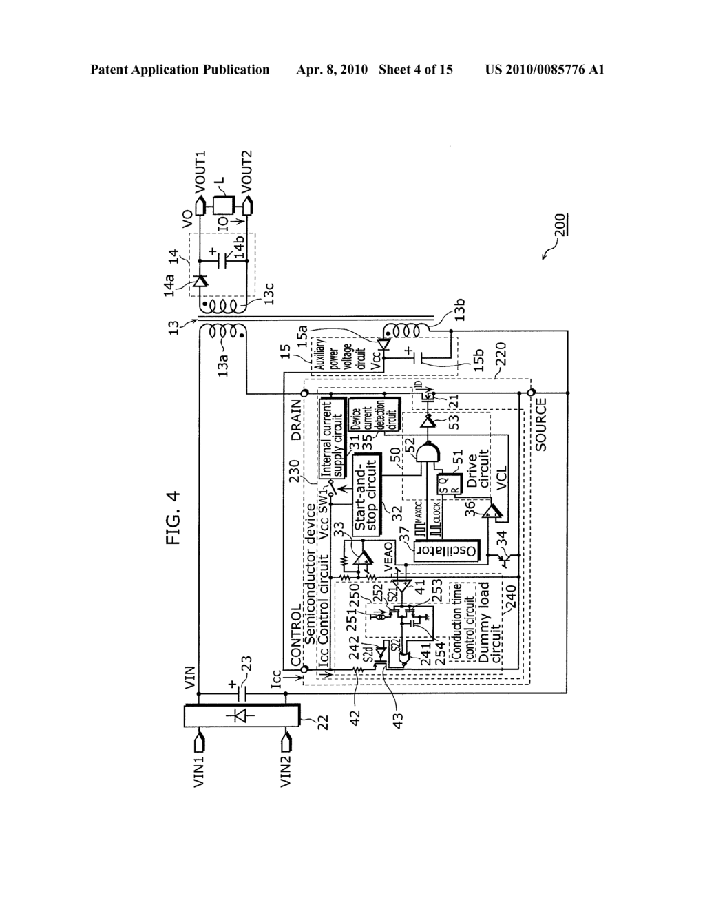 SWITCHING POWER SUPPLY APPARATUS - diagram, schematic, and image 05