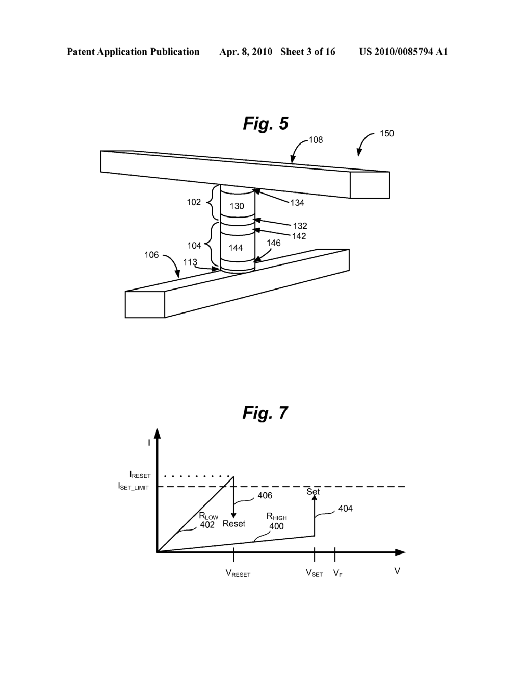 SET AND RESET DETECTION CIRCUITS FOR REVERSIBLE RESISTANCE SWITCHING MEMORY MATERIAL - diagram, schematic, and image 04