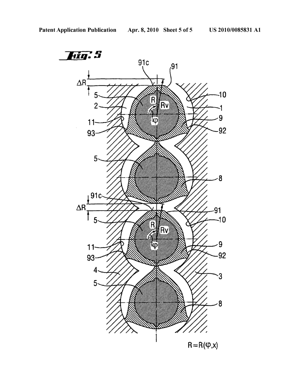  Method of degassing a flowable mass in a ring extruder - diagram, schematic, and image 06