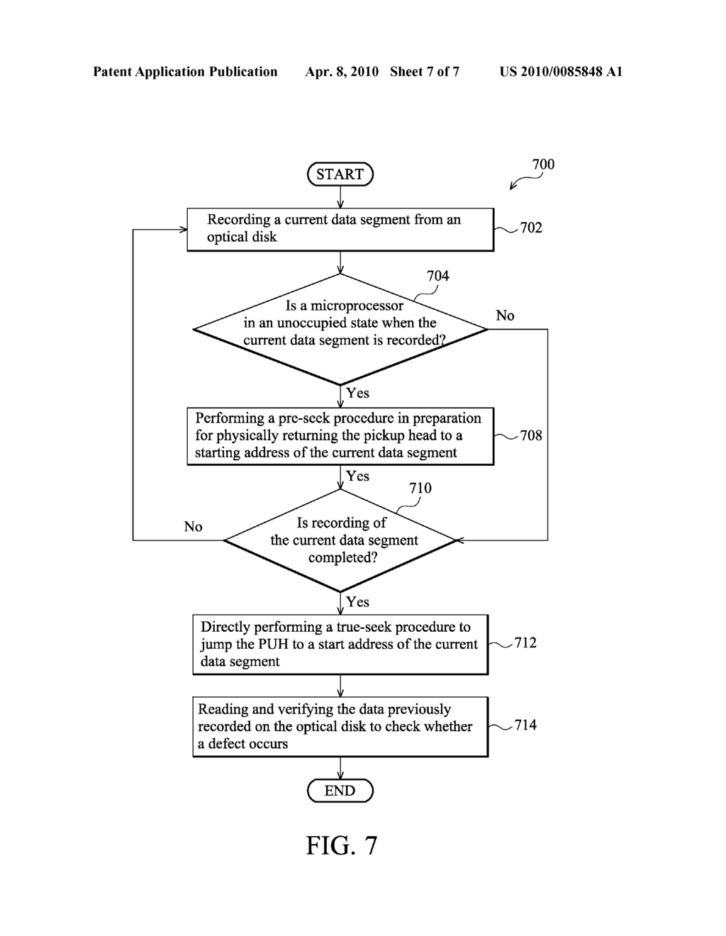 METHOD FOR PERFORMING TRACK-SEEKING IN AN OPTICAL DISK DRIVE - diagram, schematic, and image 08