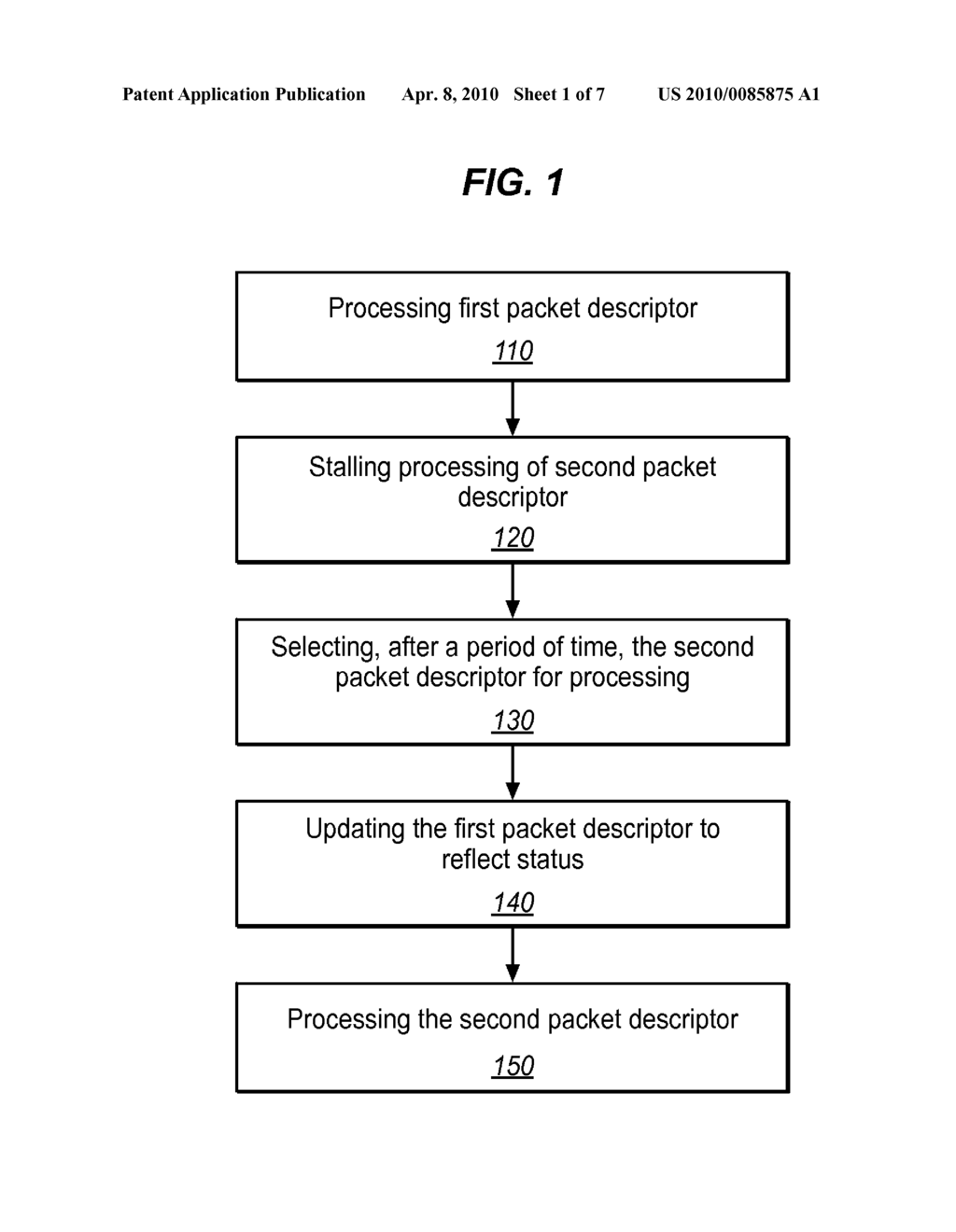 METHODS AND APPARATUSES FOR PROCESSING PACKETS IN A CREDIT-BASED FLOW CONTROL SCHEME - diagram, schematic, and image 02