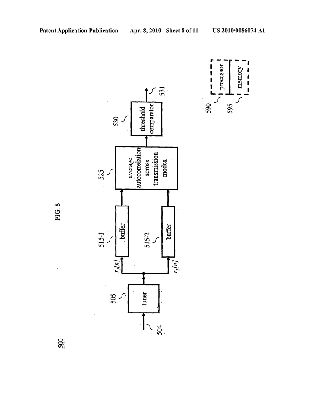 APPARATUS AND METHOD FOR SENSING A MULTI-CARRIER SIGNAL USING CYCLOSTATIONARITY - diagram, schematic, and image 09