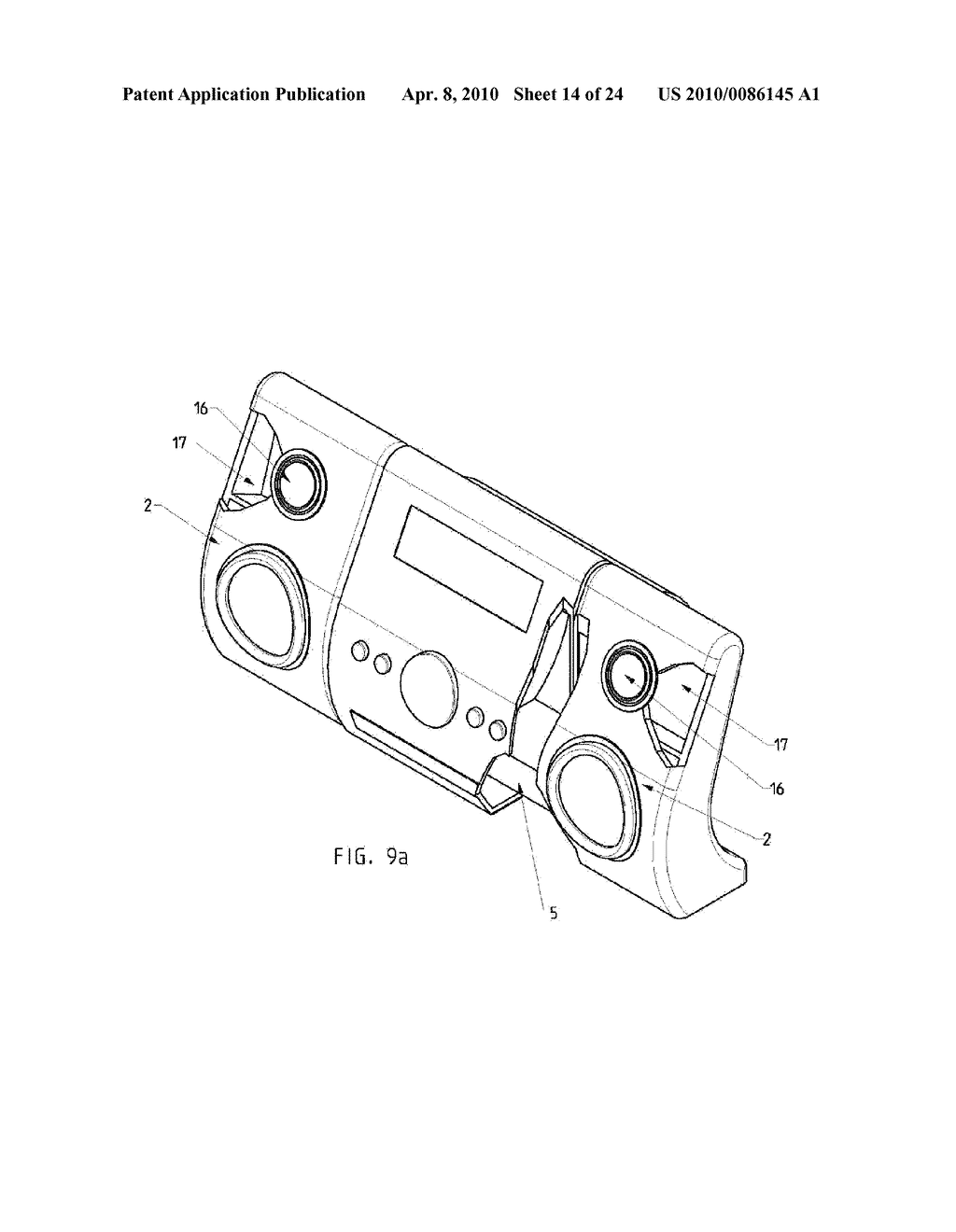 THIN LOUDSPEAKER SYSTEM WITH SEPARATE CONTOURED PASSIVE RADIATOR USING TRANSMISSION LINE - diagram, schematic, and image 15