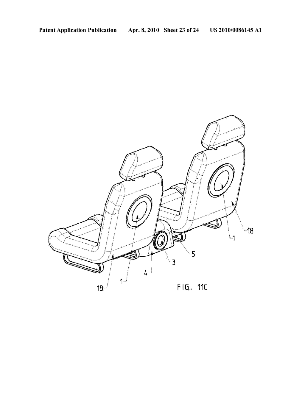 THIN LOUDSPEAKER SYSTEM WITH SEPARATE CONTOURED PASSIVE RADIATOR USING TRANSMISSION LINE - diagram, schematic, and image 24