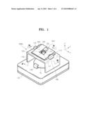 BEAM RADIATING DEVICE, BIO-CHEMICAL ANALYZER INCLUDING THE BEAM RADIATING DEVICE, AND BIO-CHEMICAL ANALYZING SYSTEM INCLUDING THE BIO-CHEMICAL ANALYZER diagram and image