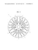 BEAM RADIATING DEVICE, BIO-CHEMICAL ANALYZER INCLUDING THE BEAM RADIATING DEVICE, AND BIO-CHEMICAL ANALYZING SYSTEM INCLUDING THE BIO-CHEMICAL ANALYZER diagram and image