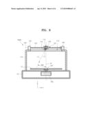 BEAM RADIATING DEVICE, BIO-CHEMICAL ANALYZER INCLUDING THE BEAM RADIATING DEVICE, AND BIO-CHEMICAL ANALYZING SYSTEM INCLUDING THE BIO-CHEMICAL ANALYZER diagram and image