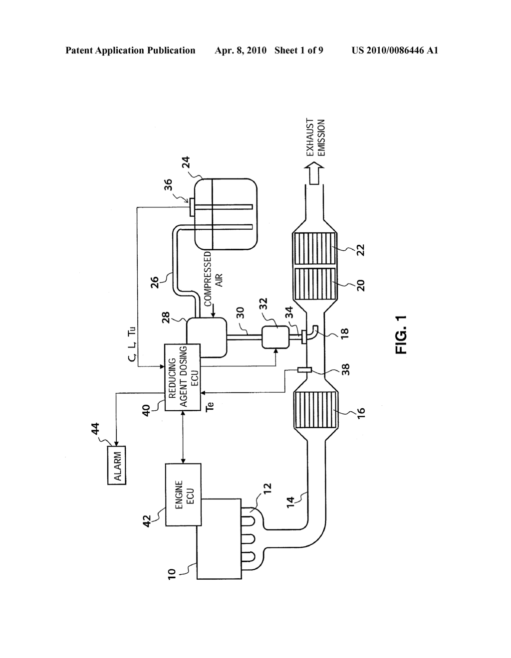 Exhaust Emission Purifying Apparatus for Engine - diagram, schematic, and image 02