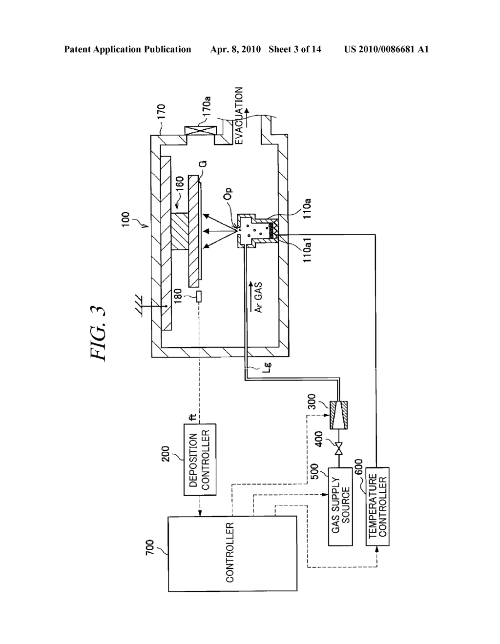 CONTROL DEVICE OF EVAPORATING APPARATUS AND CONTROL METHOD OF EVAPORATING APPARATUS - diagram, schematic, and image 04