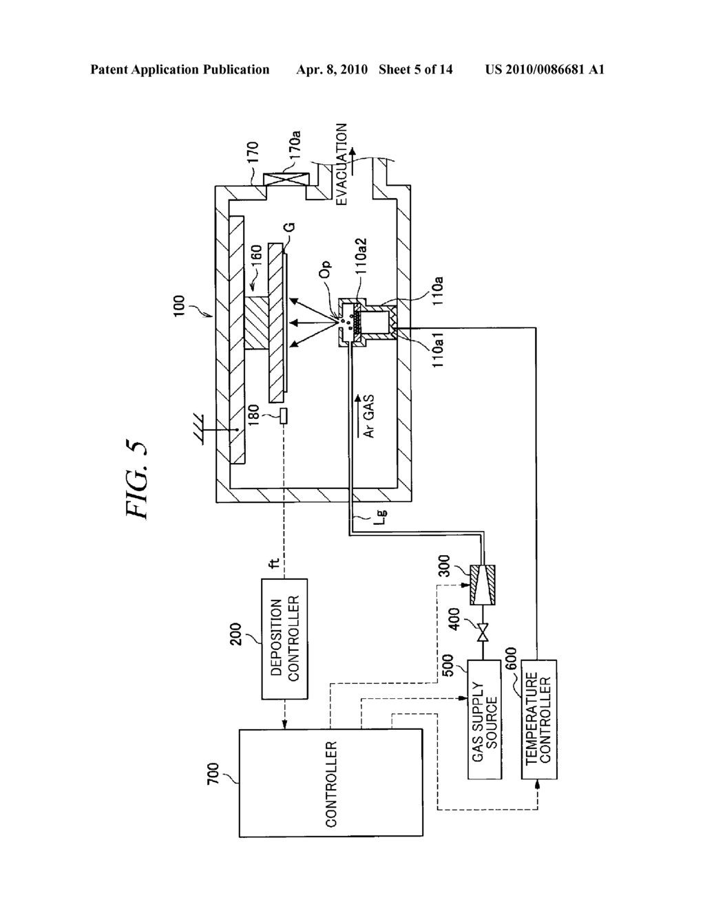 CONTROL DEVICE OF EVAPORATING APPARATUS AND CONTROL METHOD OF EVAPORATING APPARATUS - diagram, schematic, and image 06