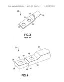 Modifiable electrical connector lug diagram and image