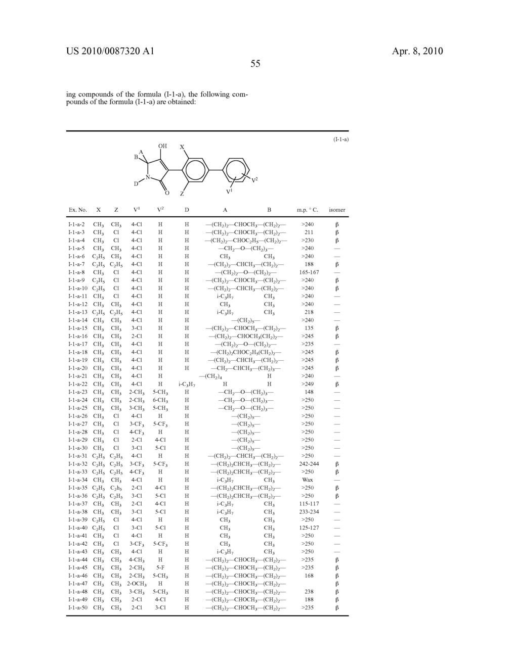 ARYLPHENYL-SUBSTITUTED CYCLIC KETO-ENOLS - diagram, schematic, and image 57