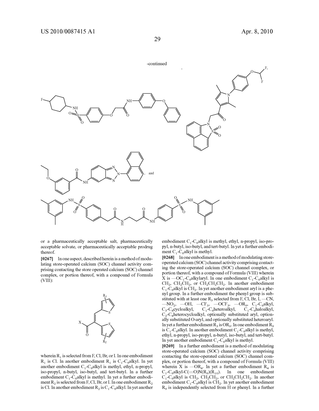 INHIBITORS OF STORE OPERATED CALCIUM RELEASE - diagram, schematic, and image 32