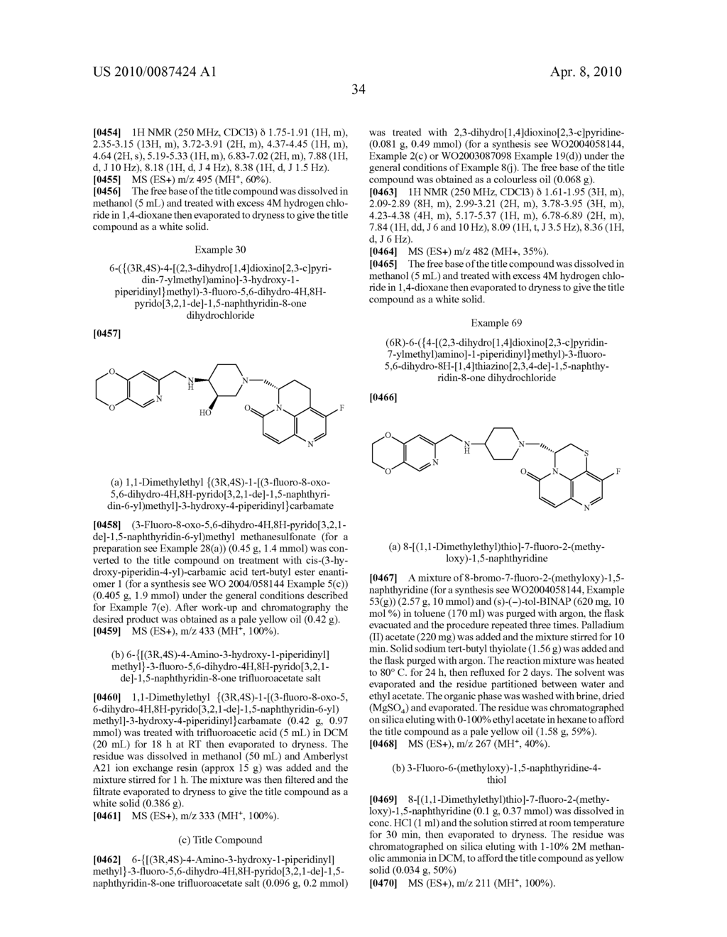 TRICYCLIC NITROGEN CONTAINING HETEROCYCLES AS ANTIBACTERIAL AGENTS - diagram, schematic, and image 35