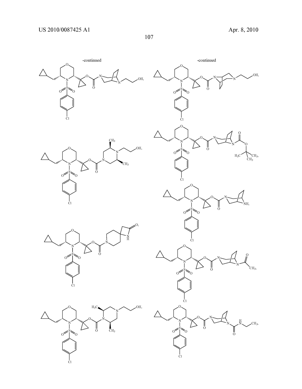 Substituted N-Arylsulfonylheterocyclic Amines As Gamma-Secretase Inhibitors - diagram, schematic, and image 108