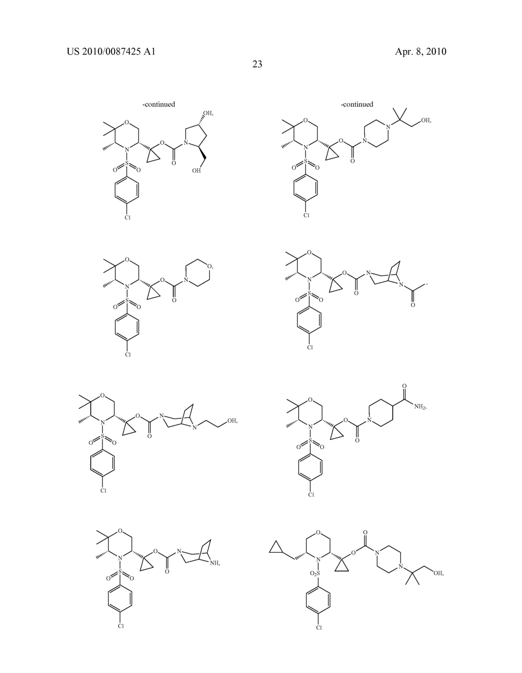 Substituted N-Arylsulfonylheterocyclic Amines As Gamma-Secretase Inhibitors - diagram, schematic, and image 24