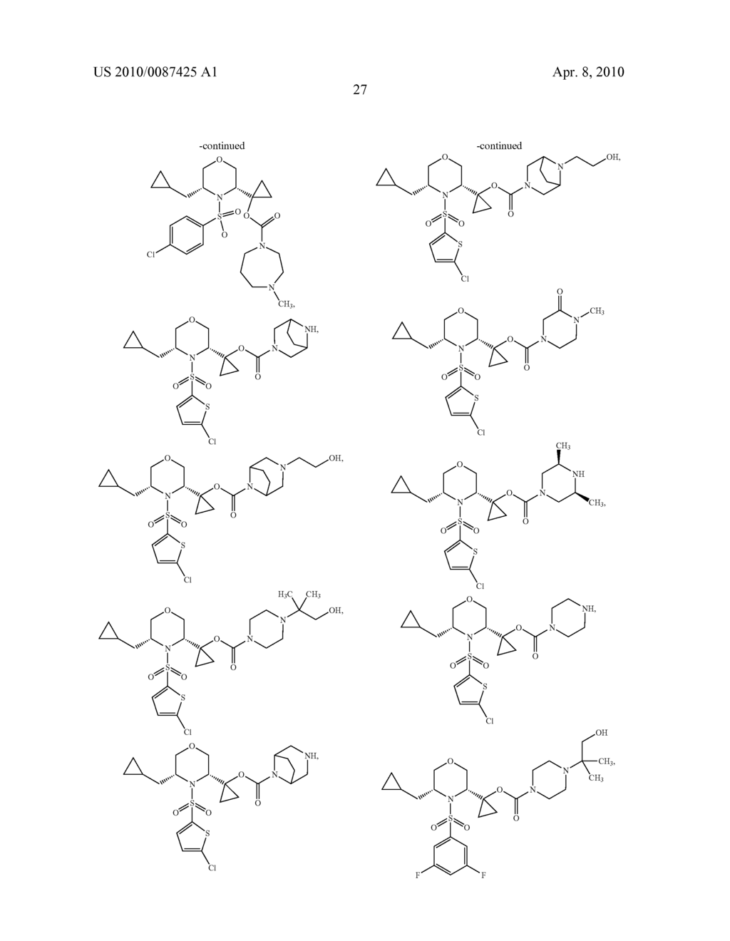 Substituted N-Arylsulfonylheterocyclic Amines As Gamma-Secretase Inhibitors - diagram, schematic, and image 28