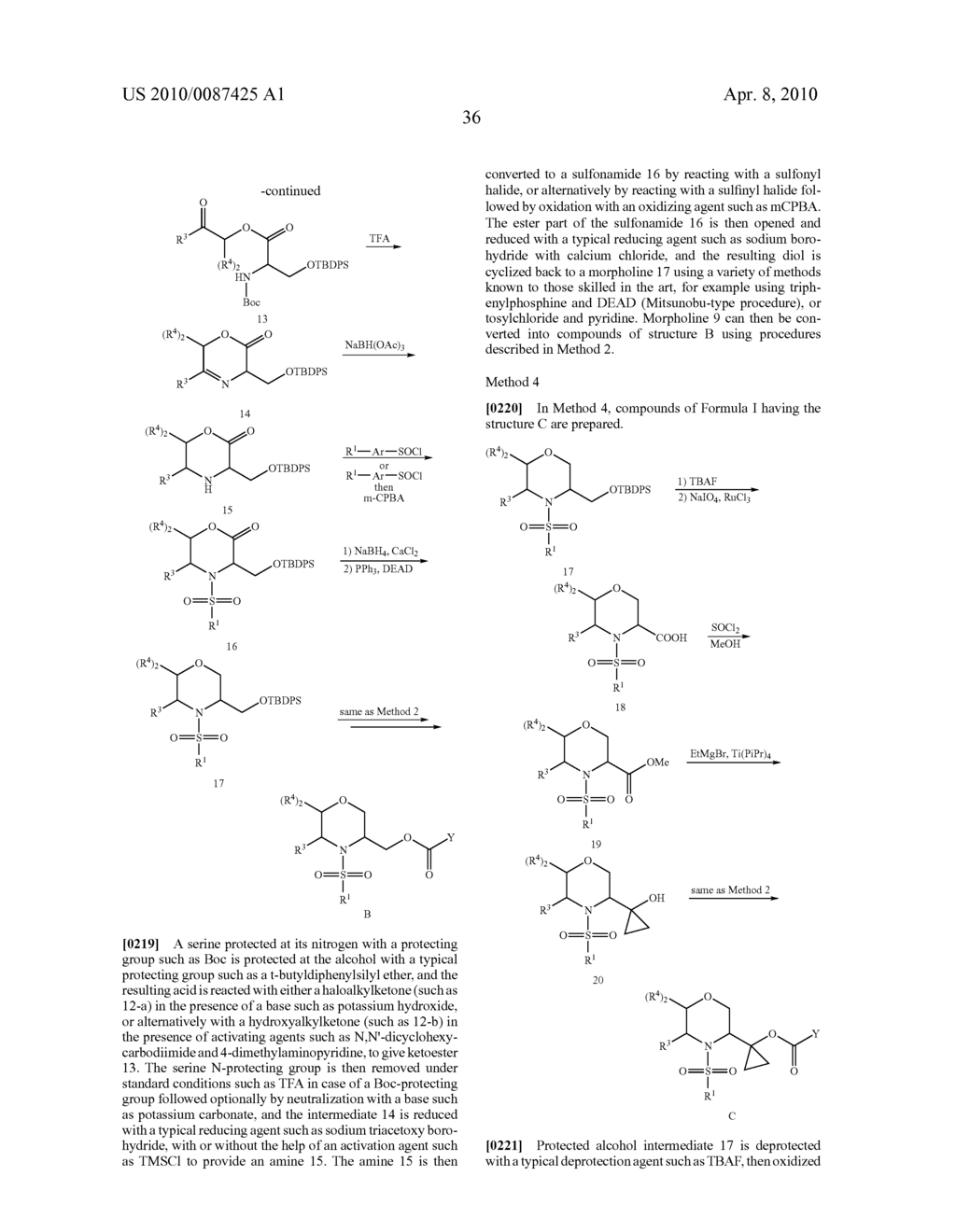Substituted N-Arylsulfonylheterocyclic Amines As Gamma-Secretase Inhibitors - diagram, schematic, and image 37