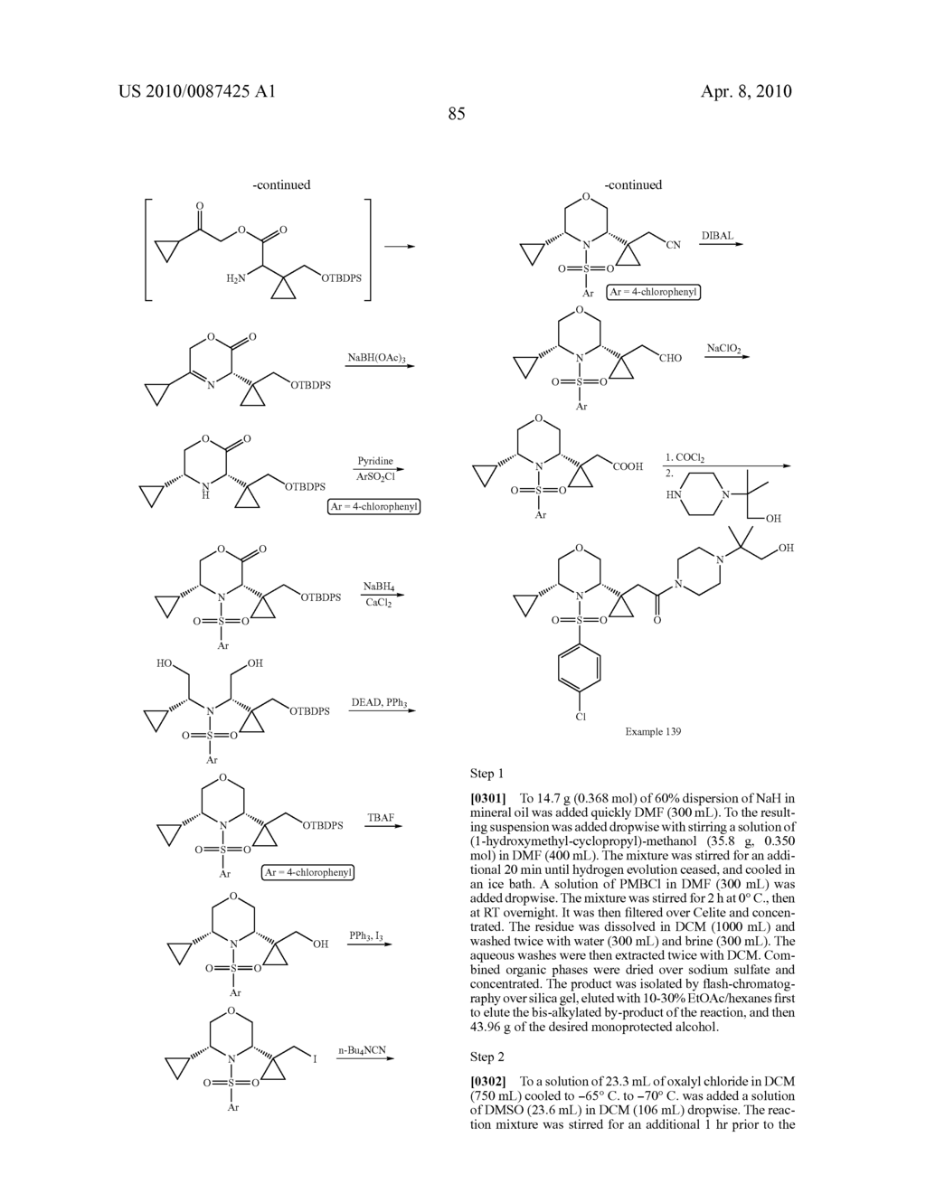 Substituted N-Arylsulfonylheterocyclic Amines As Gamma-Secretase Inhibitors - diagram, schematic, and image 86