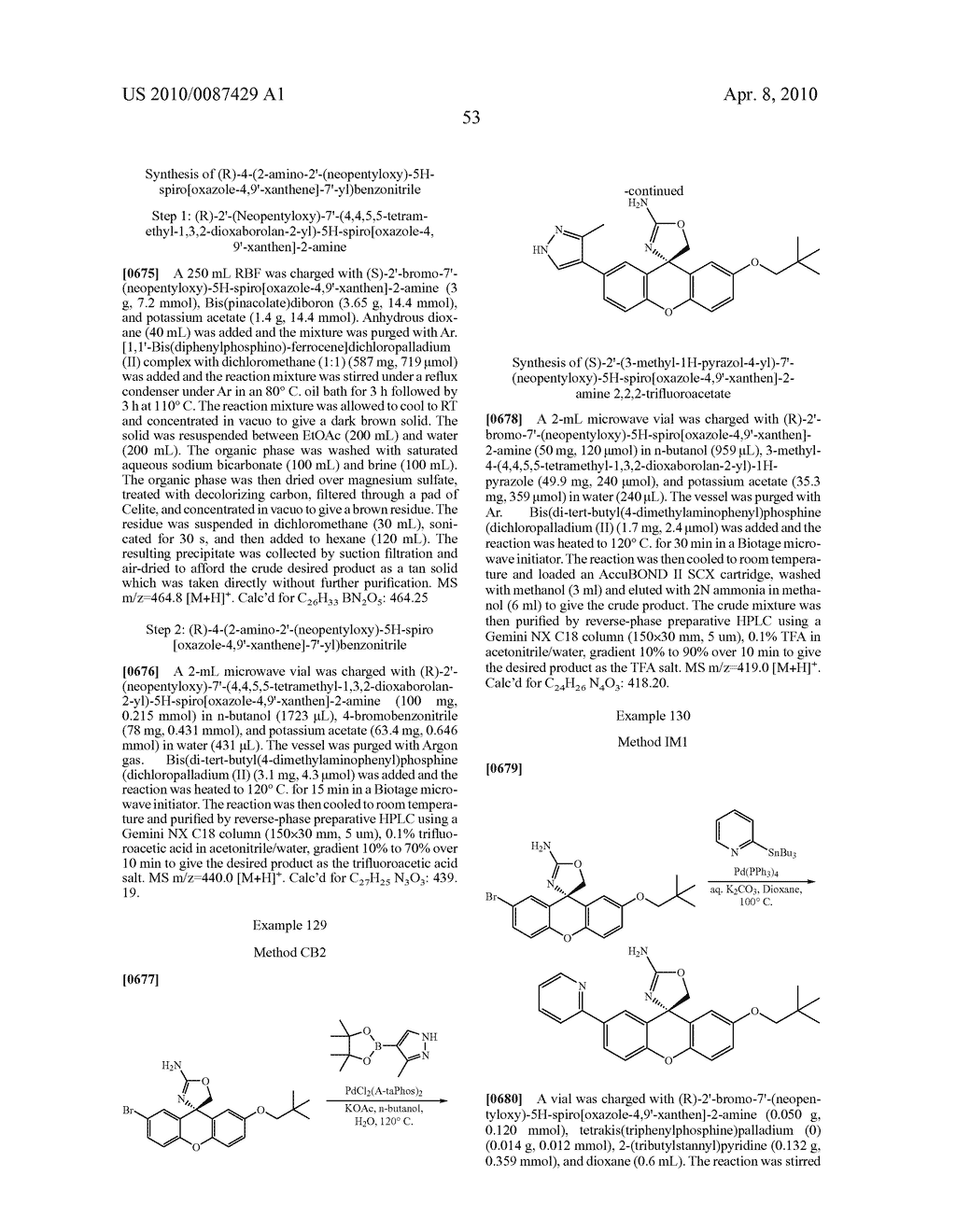 SPIRO-TRICYCLIC RING COMPOUNDS AS BETA-SECRETASE MODULATORS AND METHODS OF USE - diagram, schematic, and image 54