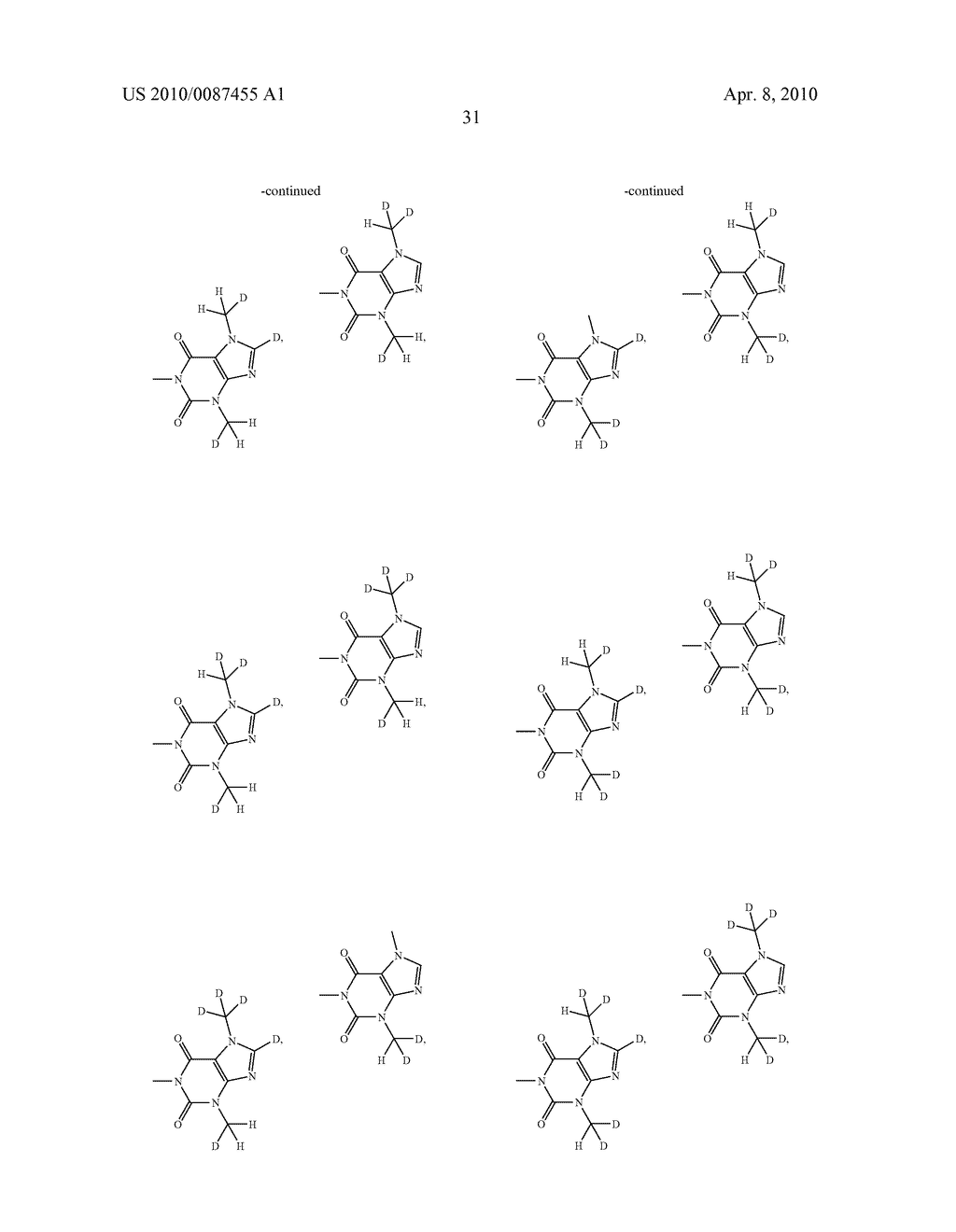 SUBSTITUTED XANTHINE COMPOUNDS - diagram, schematic, and image 32