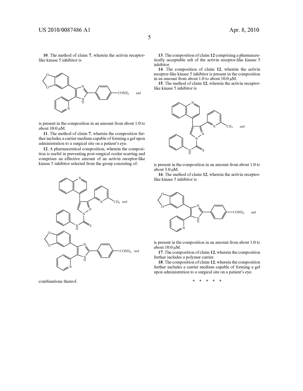 METHODS FOR USING TGF-B RECEPTOR INHIBITORS OR ACTIVIN-LIKE KINASE (ALK) 5 INHIBITORS A-83-01 AND SB-431542 TO TREAT EYE DISEASE AND WOUND HEALING CONDITIONS - diagram, schematic, and image 13