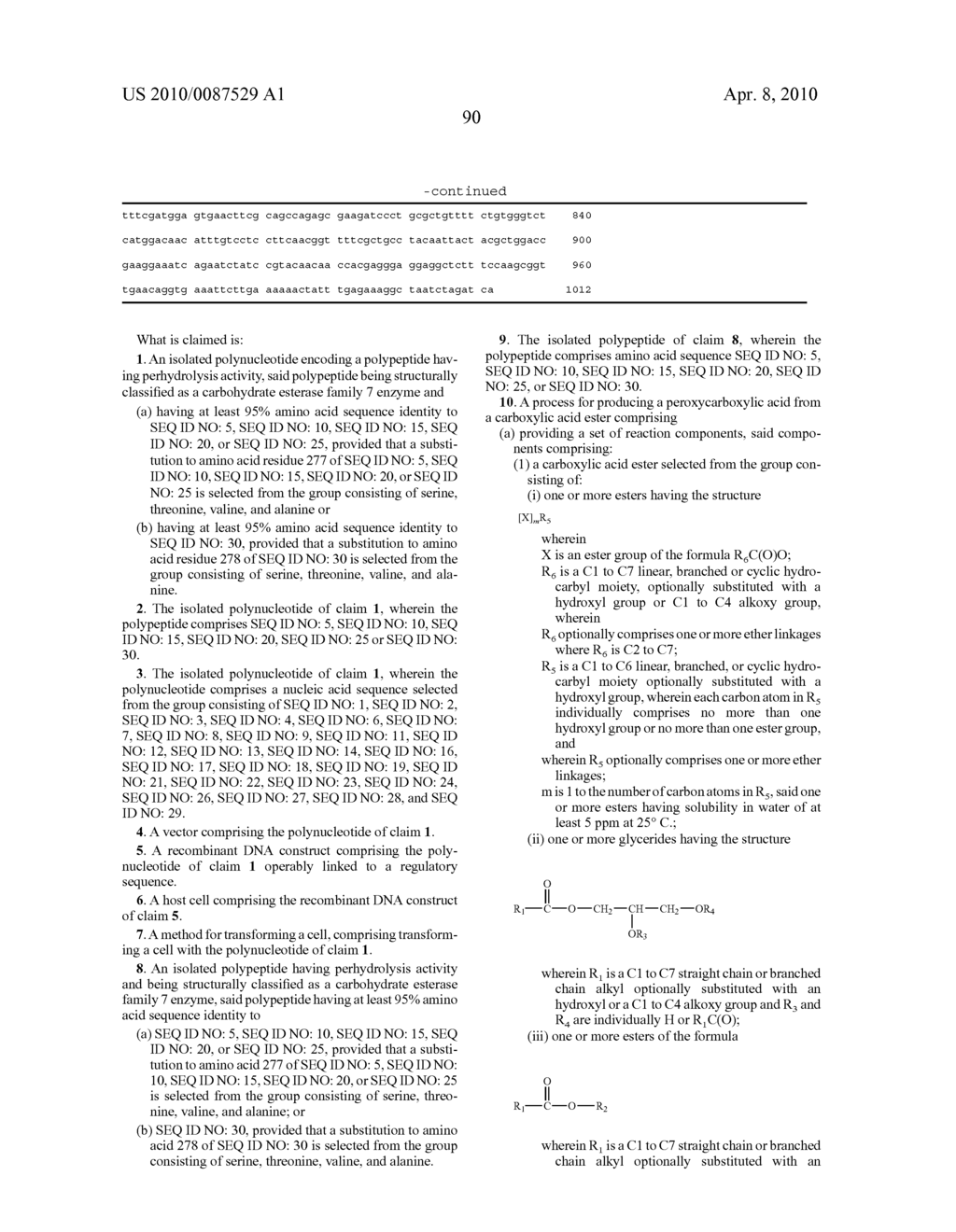 PERHYDROLASES FOR ENZYMATIC PERACID GENERATION - diagram, schematic, and image 94