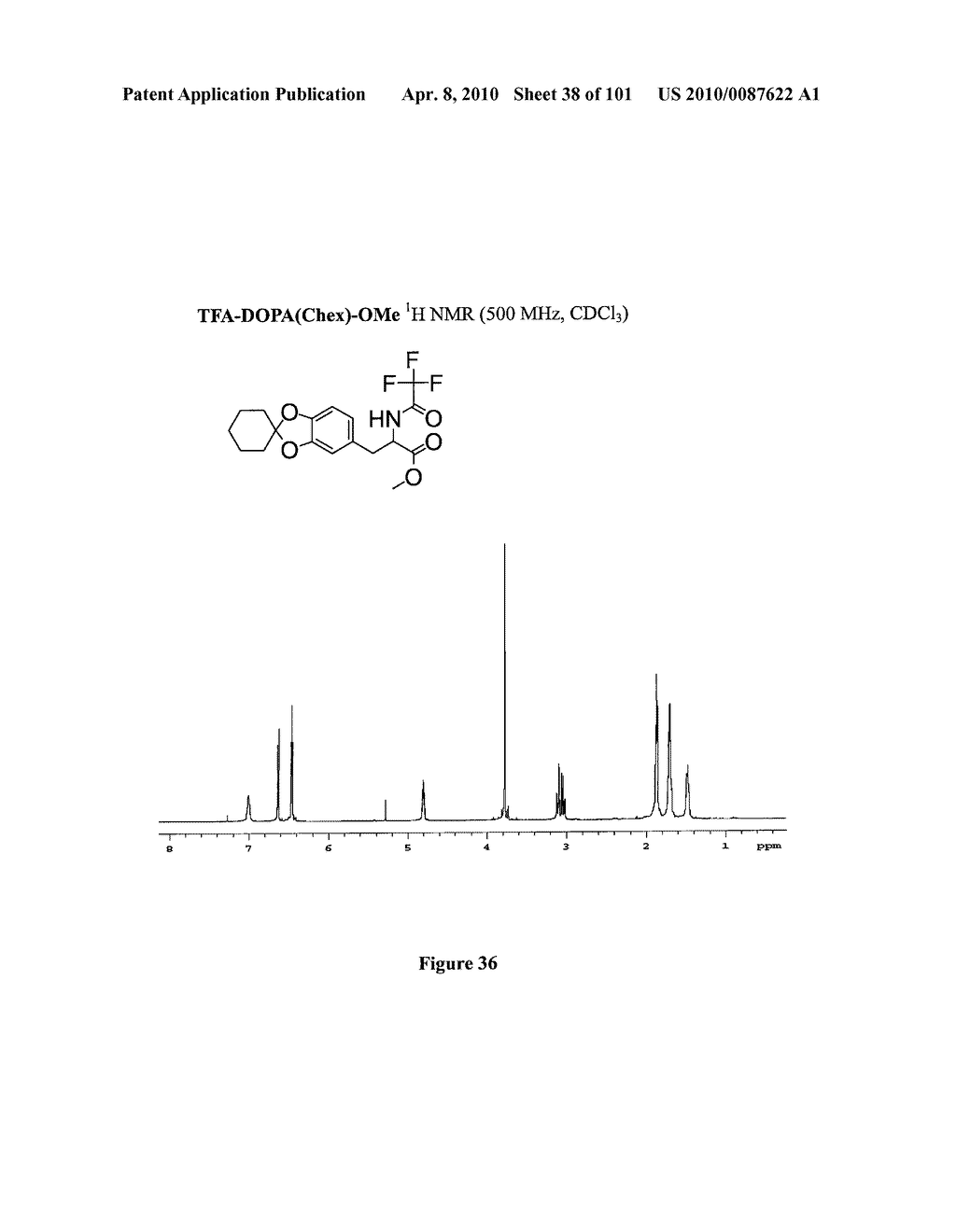 Method of Synthesizing Acetonide-Protected Catechol-Containing Compounds and Intermediates Produced Therein - diagram, schematic, and image 39