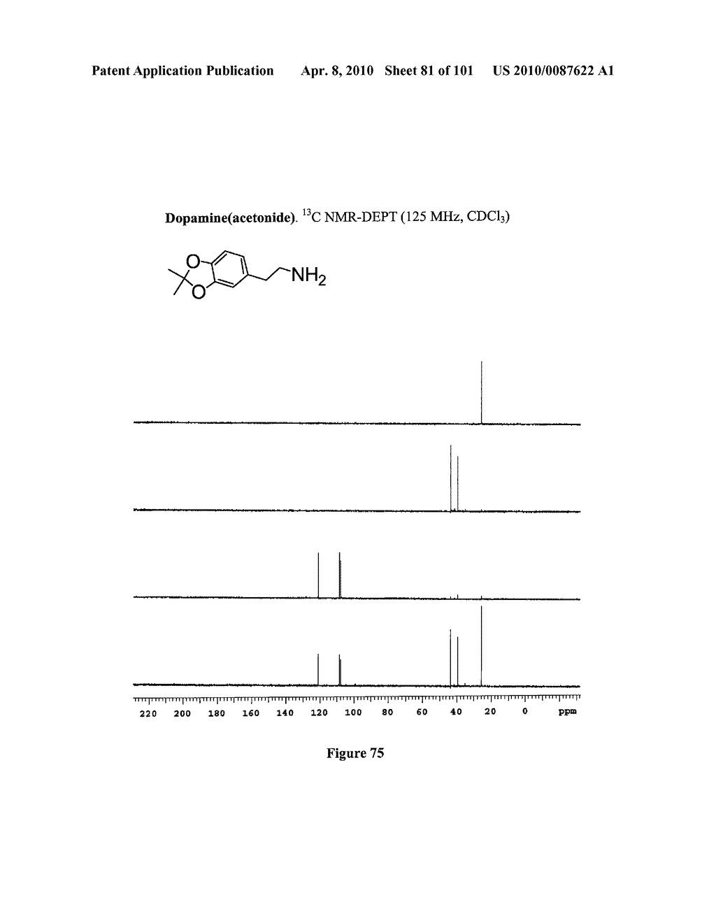 Method of Synthesizing Acetonide-Protected Catechol-Containing Compounds and Intermediates Produced Therein - diagram, schematic, and image 82