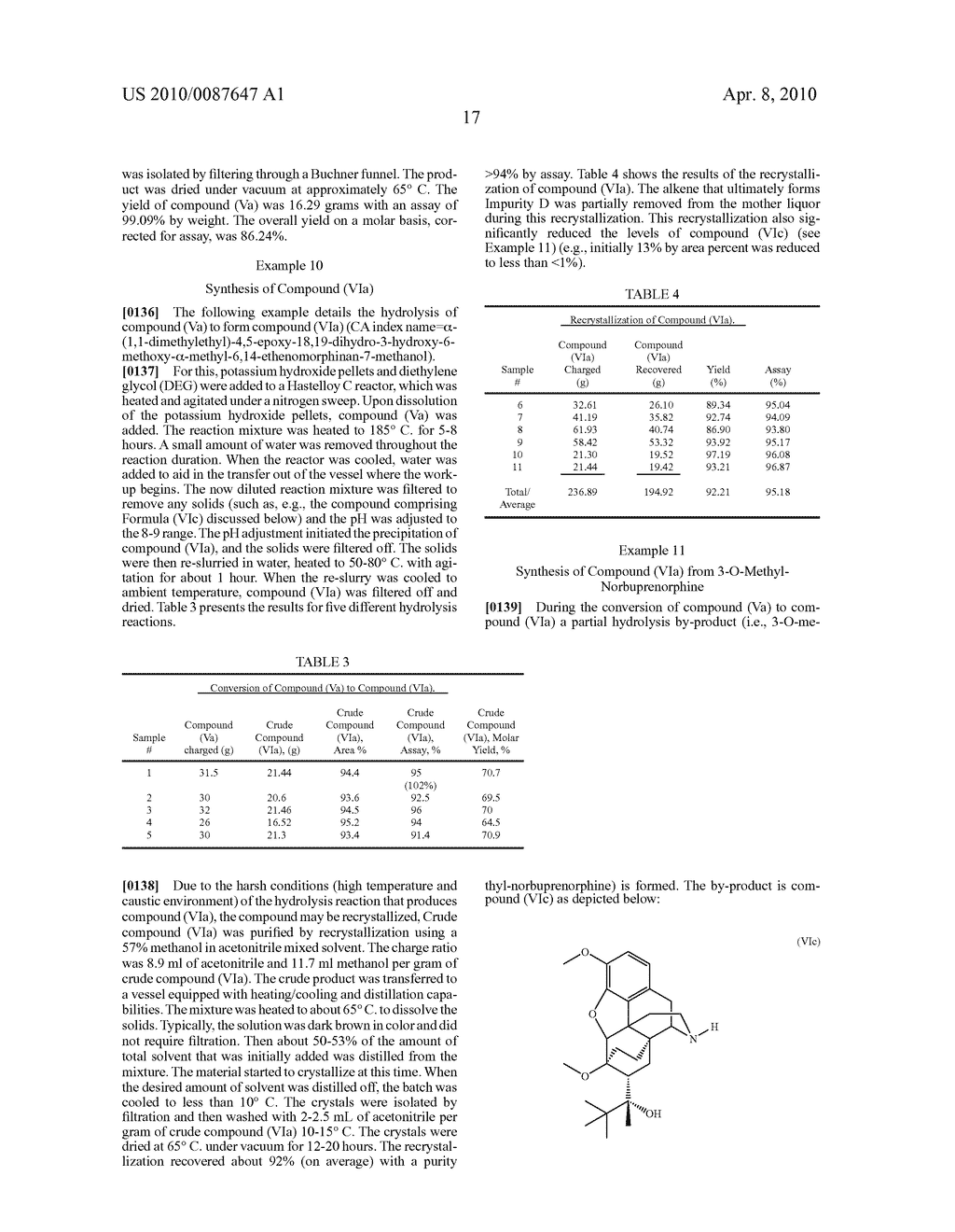 Processes for the production of buprenorphine with reduced impurity formation - diagram, schematic, and image 20