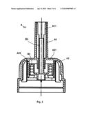 Dispensing device for pressurized containers for the application of cryogenic coolant diagram and image