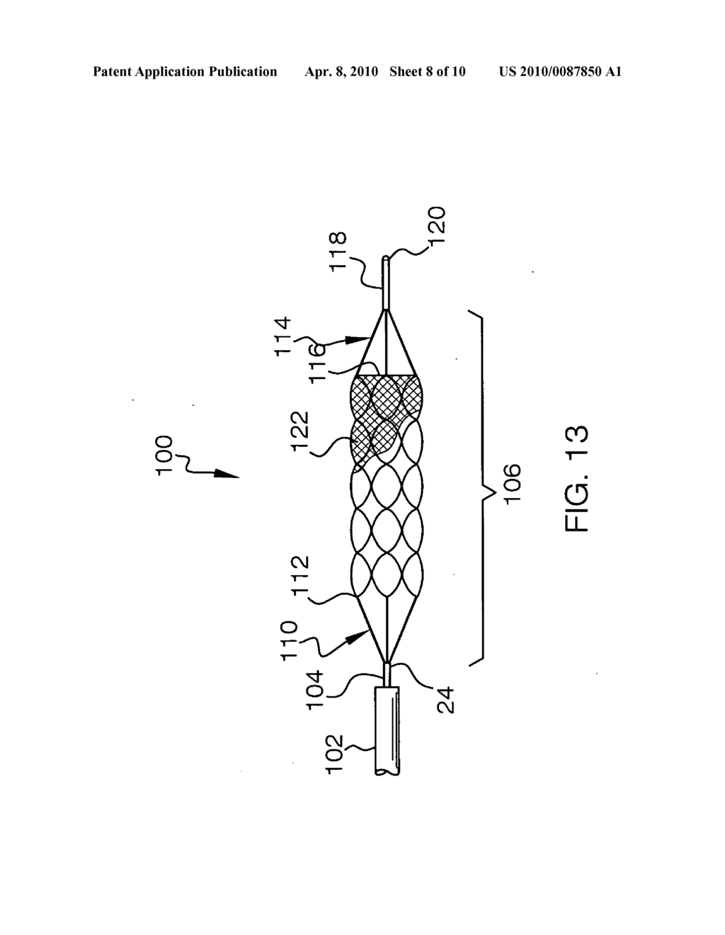 Mechanical Embolectomy Device and Method - diagram, schematic, and image 09