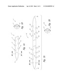 BARBED SUTURE IN COMBINATION WITH SURGICAL NEEDLE diagram and image