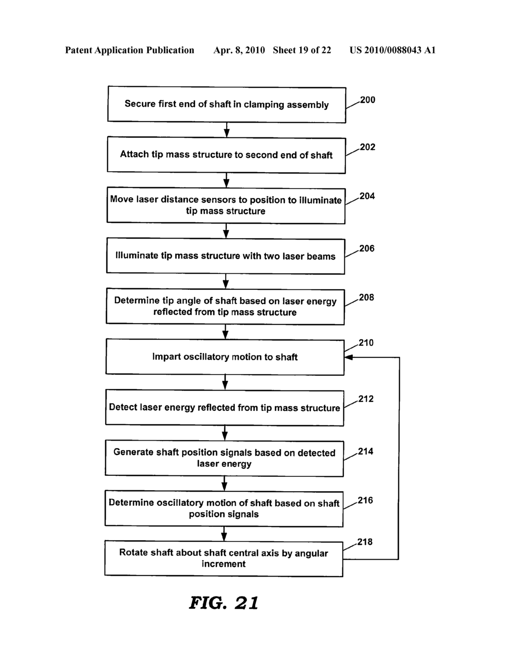 AUTOMATED SYSTEM FOR DETERMINING PHYSICAL CHARACTERISTICS OF A SHAFT - diagram, schematic, and image 20