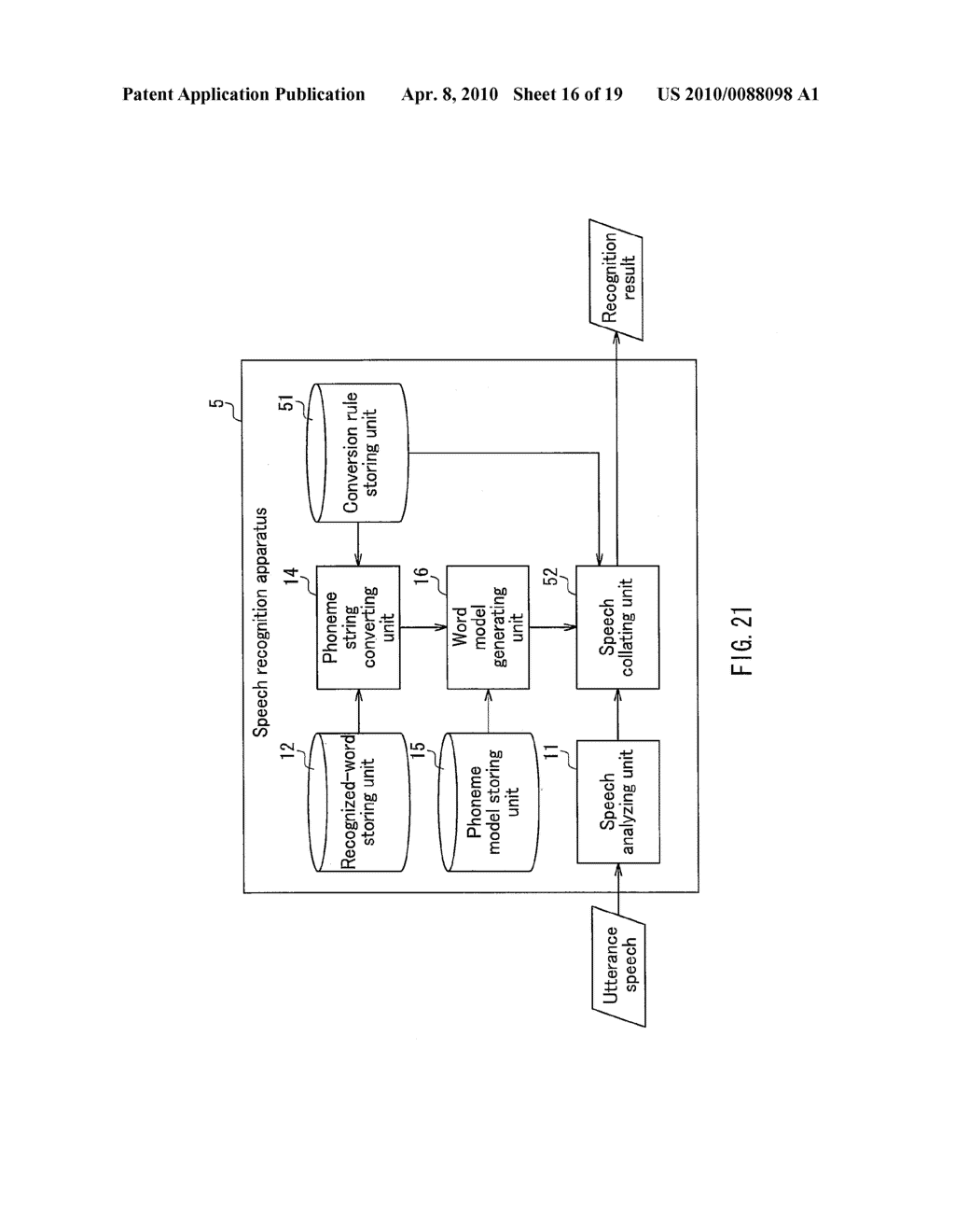 SPEECH RECOGNIZER, SPEECH RECOGNITION METHOD, AND SPEECH RECOGNITION PROGRAM - diagram, schematic, and image 17