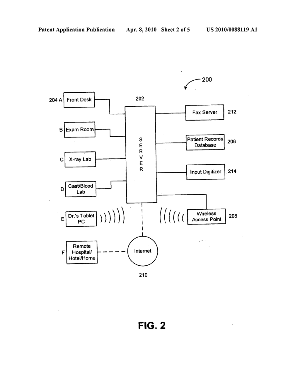 System and method for managing medical facility procedures and records - diagram, schematic, and image 03