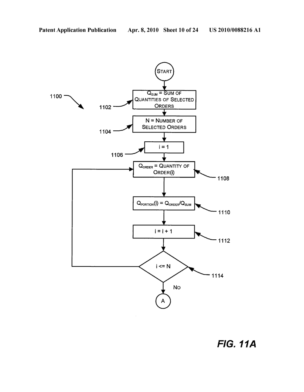 SYSTEM AND METHOD FOR MATCHING ONE OR MORE INCOMING ORDER TO A STANDING ORDER BASED ON TIME ORDER PRIORITY ALLOCATION - diagram, schematic, and image 11