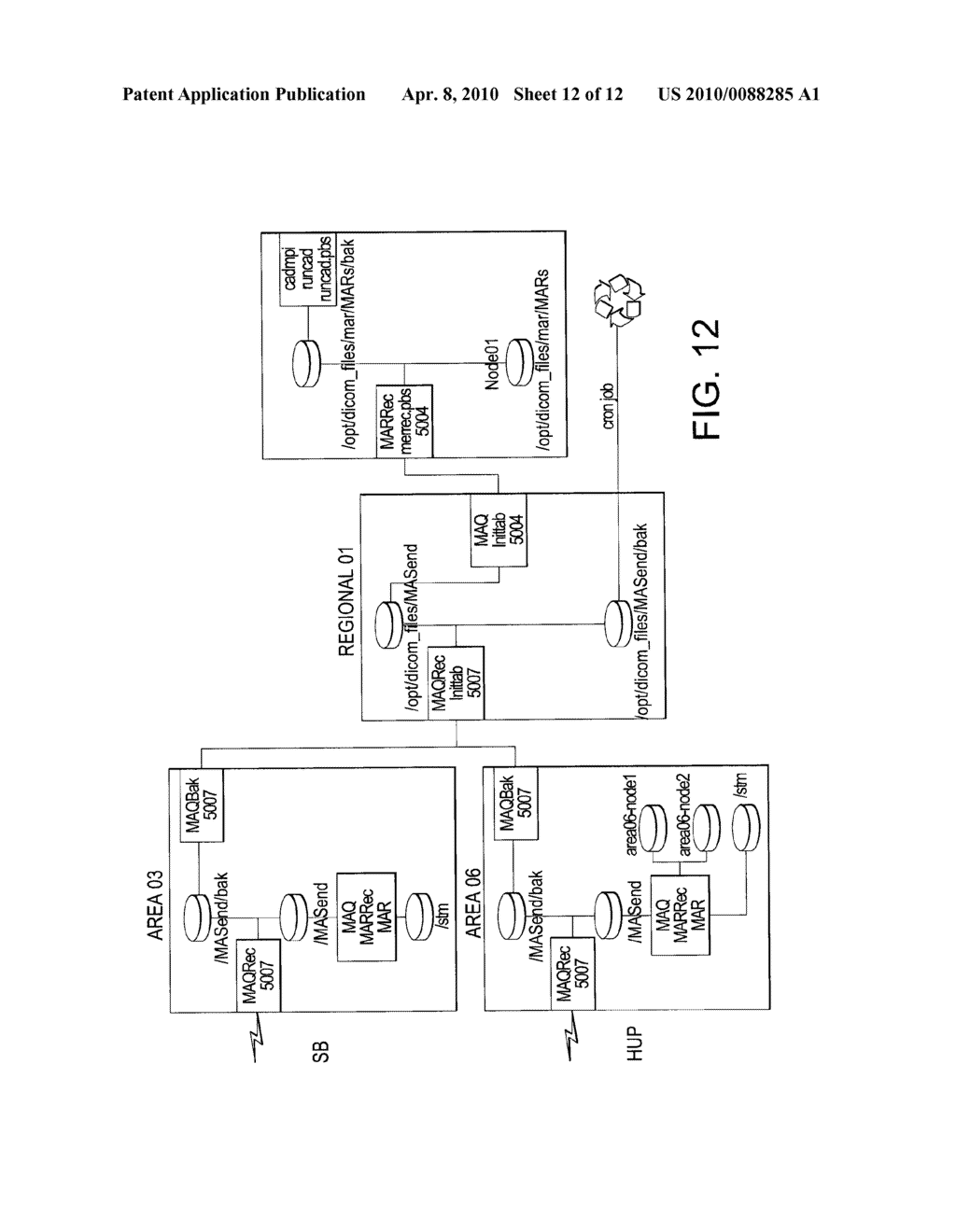 NDMA SCALABLE ARCHIVE HARDWARE/SOFTWARE ARCHITECTURE FOR LOAD BALANCING, INDEPENDENT PROCESSING, AND QUERYING OF RECORDS - diagram, schematic, and image 13